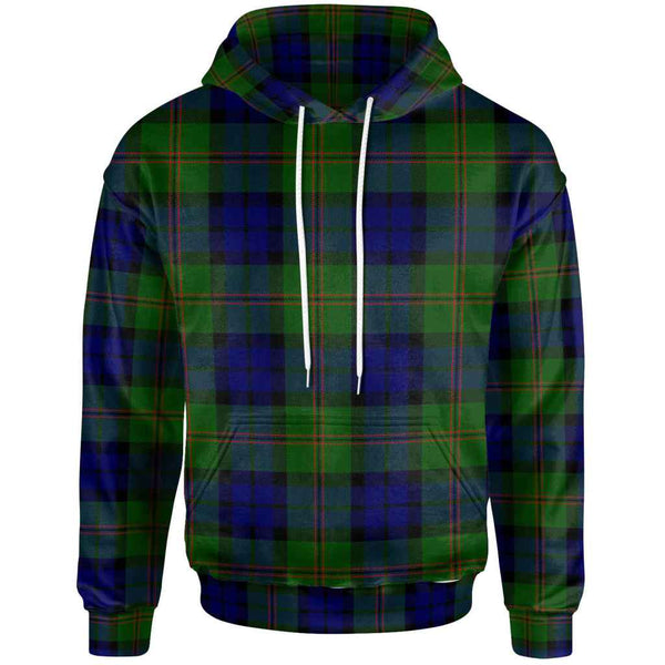 Scottish Dundas Modern Clan Tartan Hoodie Front Side Tartan Plaid