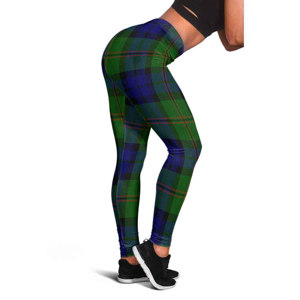Scottish Dundas Modern Clan Tartan Women Leggings Tartan Plaid 1