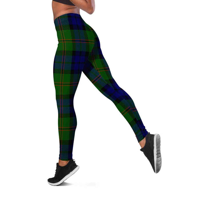 Scottish Dundas Modern Clan Tartan Women Leggings Tartan Plaid 2