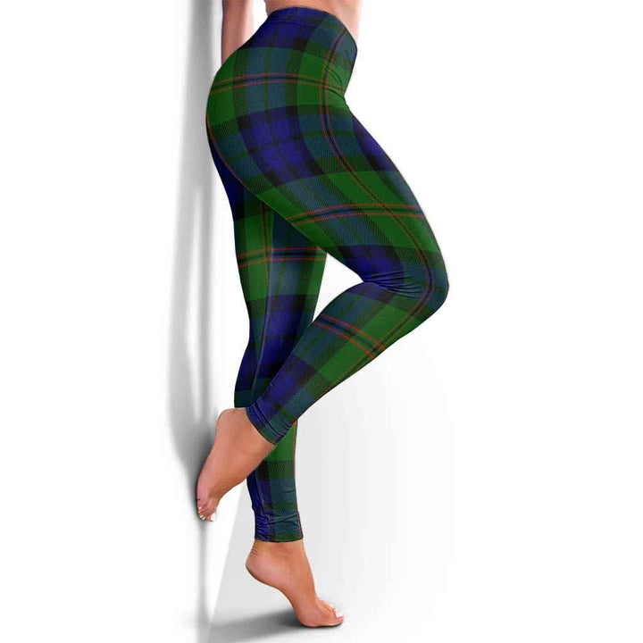 Scottish Dundas Modern Clan Tartan Women Leggings Tartan Plaid 4