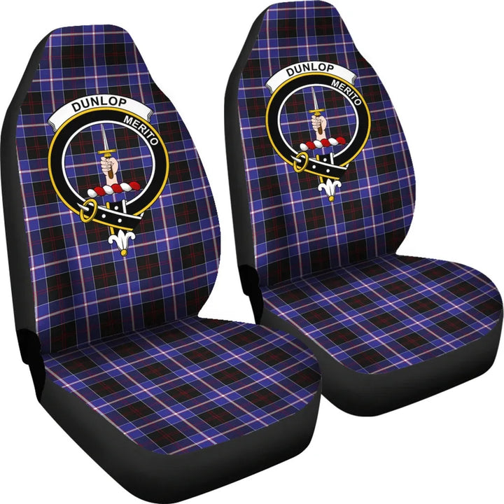 Scottish Dunlop Clan Crest Tartan Car Seat Covers 4