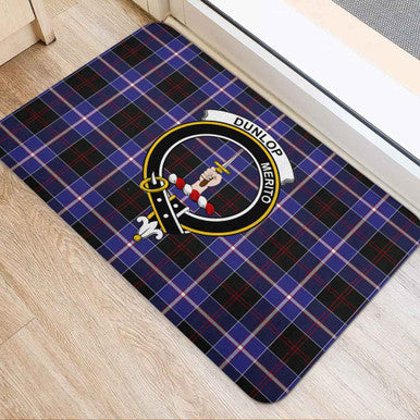 Scottish Dunlop Clan Crest Tartan Door Mat Tartan Plaid 2