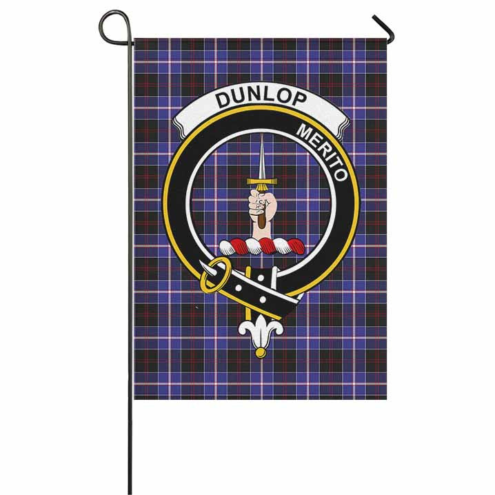 Scottish Dunlop Clan Crest Tartan Garden Flag Tartan Plaid 1