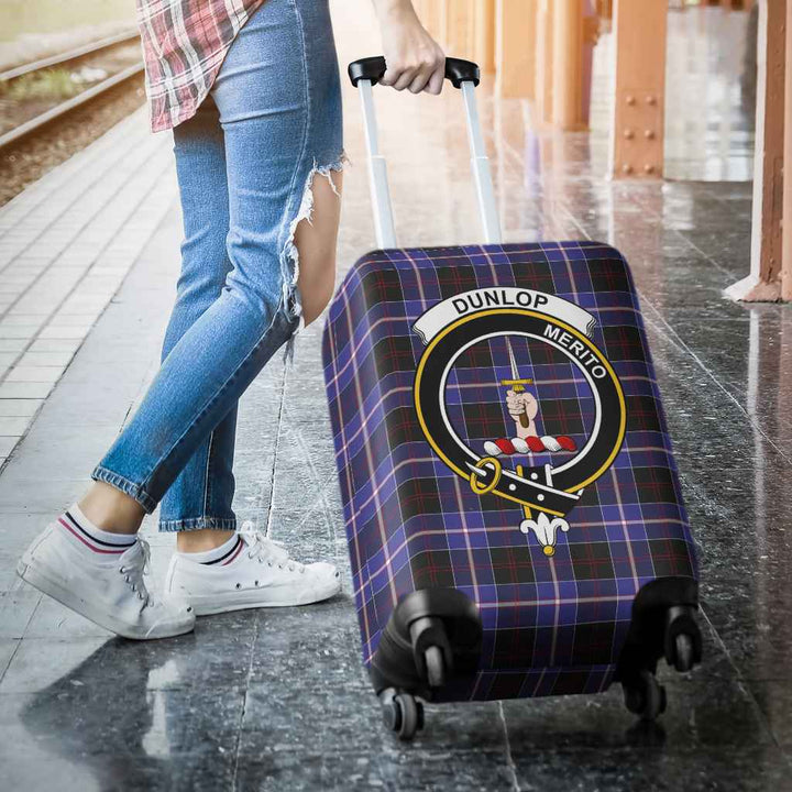 Scottish Dunlop Clan Crest Tartan Luggage Cover Tartan Plaid 3