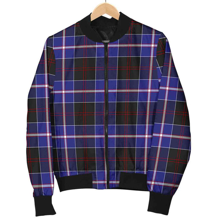 Scottish Dunlop Modern Clan Tartan Bomber Jacket Tartan Plaid 1