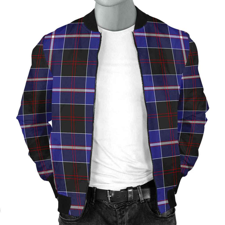 Scottish Dunlop Modern Clan Tartan Bomber Jacket Tartan Plaid 2