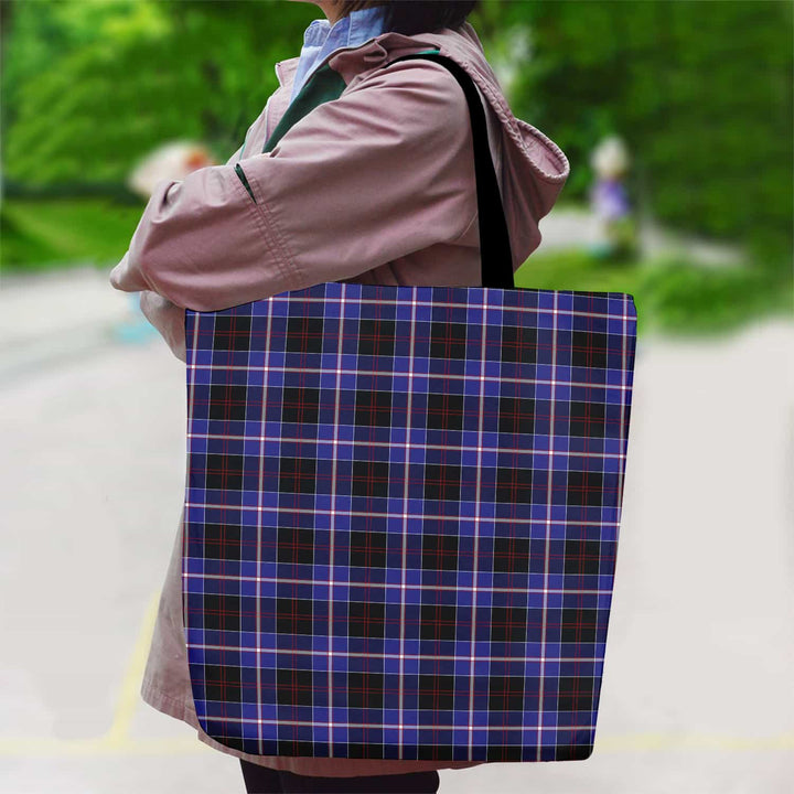 Scottish Dunlop Modern Clan Tartan Canvas Bag With Shoulder Strap Tartan Plaid 2