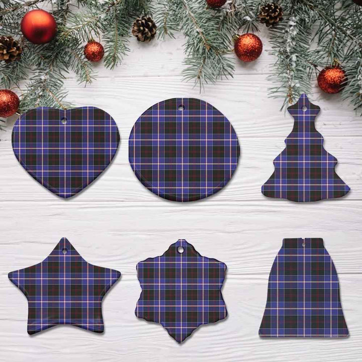 Scottish Dunlop Modern Clan Tartan Ceramic Ornament All Tartan Plaid