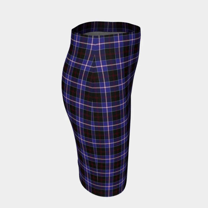 Scottish Dunlop Modern Clan Tartan Fitted Skirt Tartan Plaid 3
