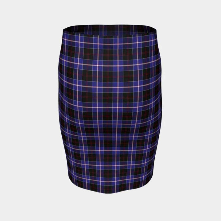 Scottish Dunlop Modern Clan Tartan Fitted Skirt Tartan Plaid 4