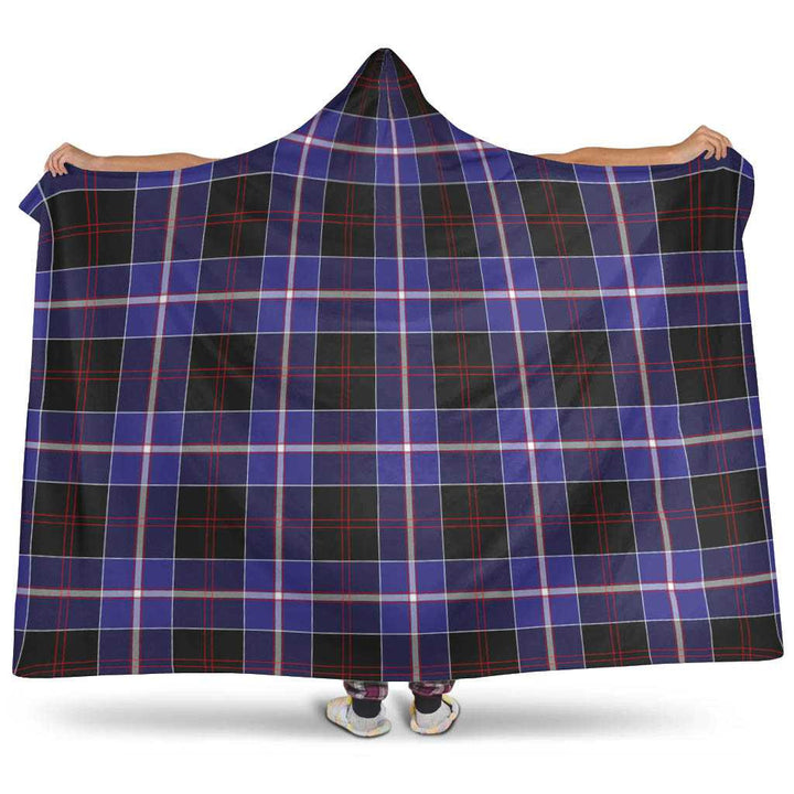 Scottish Dunlop Modern Clan Tartan Hooded Blanket Tartan Plaid 1