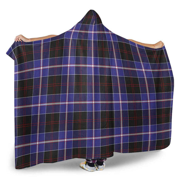 Scottish Dunlop Modern Clan Tartan Hooded Blanket Tartan Plaid 2