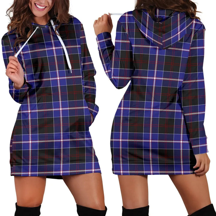Scottish Dunlop Modern Clan Tartan Hoodie Dress