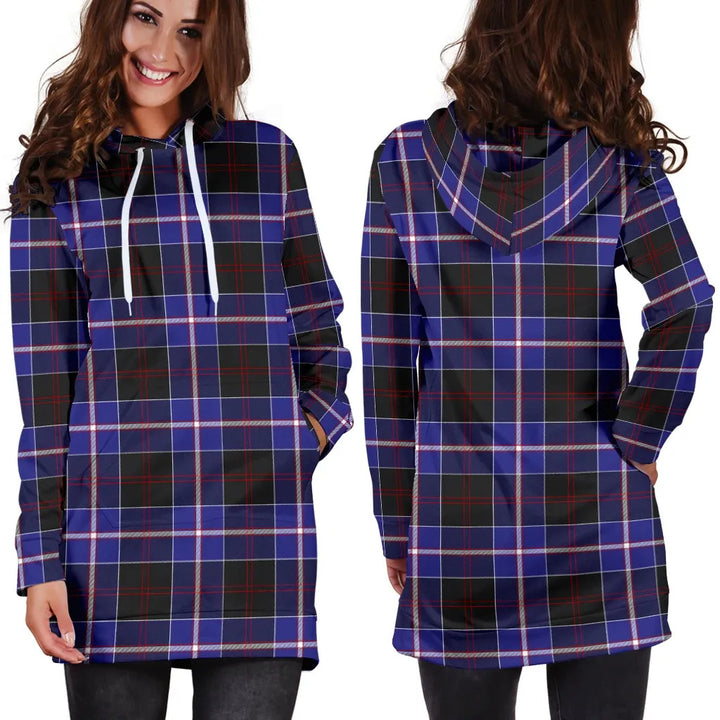 Scottish Dunlop Modern Clan Tartan Hoodie Dress