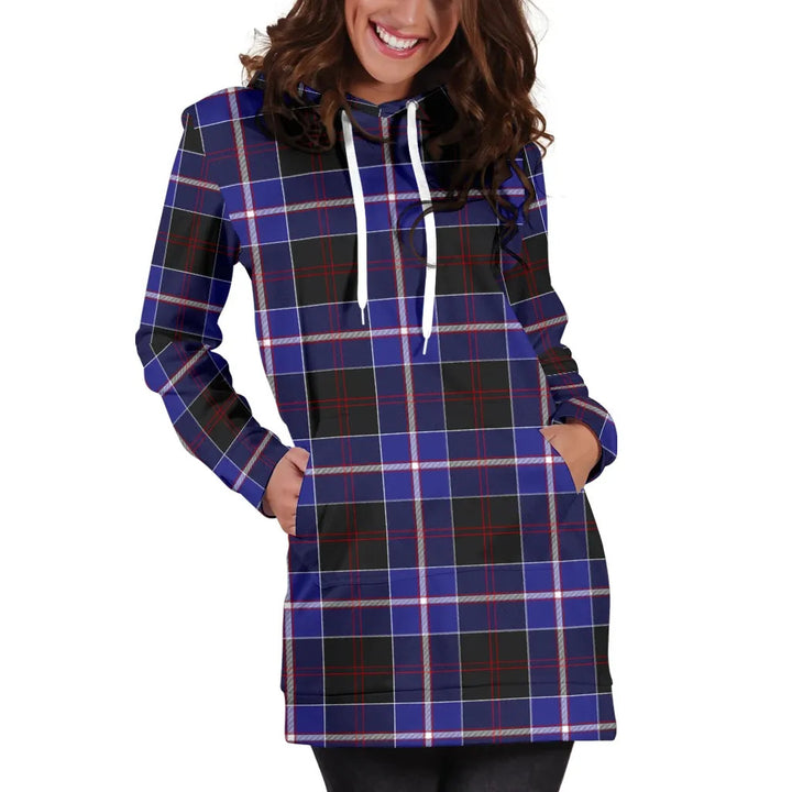 Scottish Dunlop Modern Clan Tartan Hoodie Dress