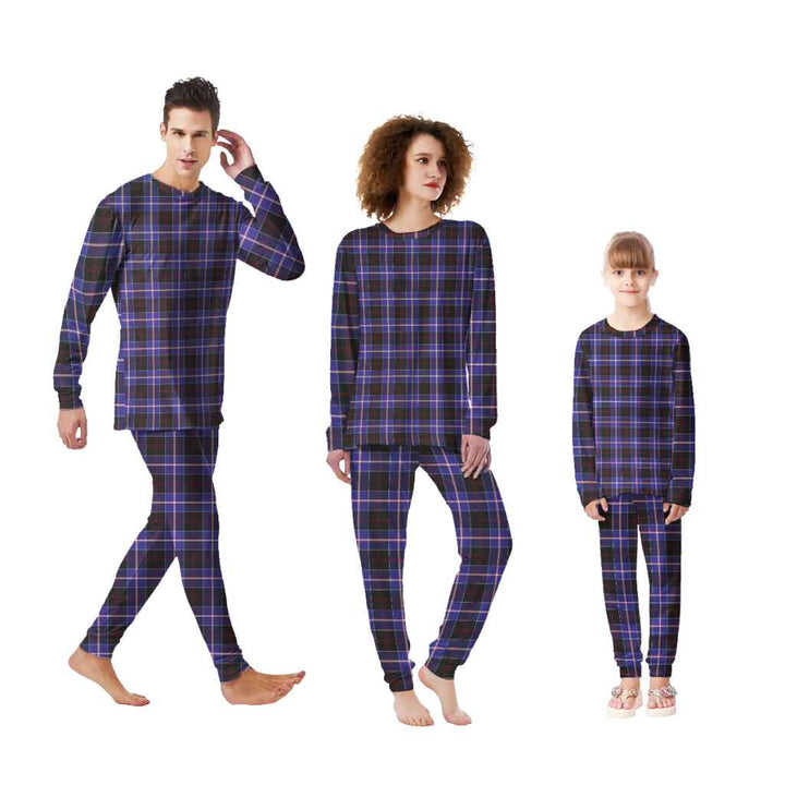 Scottish Dunlop Modern Clan Tartan Pajama Set Tartan Plaid