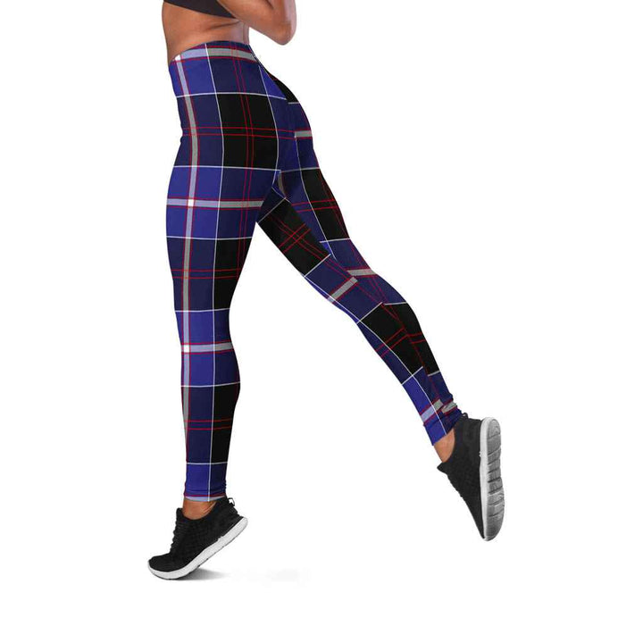 Scottish Dunlop Modern Clan Tartan Women Leggings Tartan Plaid 2