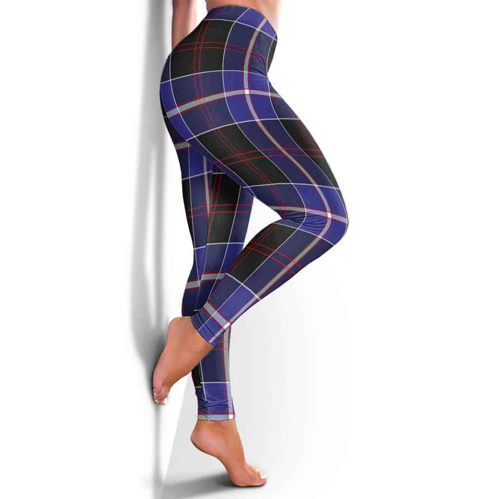 Scottish Dunlop Modern Clan Tartan Women Leggings Tartan Plaid 4