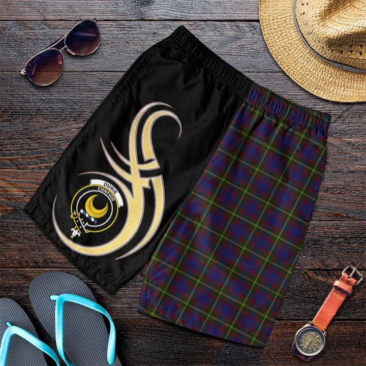 Scottish Durie Clan Crest Tartan Believe in Me Men's Shorts