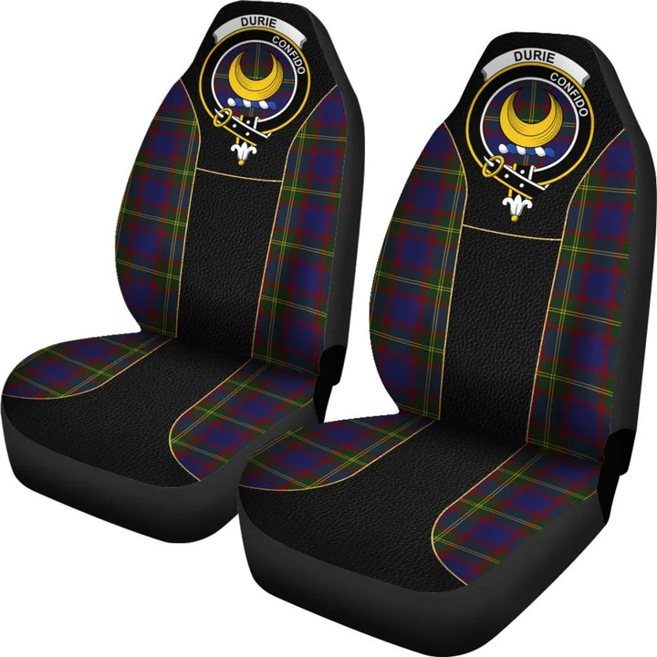 Scottish Durie Clan Crest Tartan Car Seat Covers - Special Style 2
