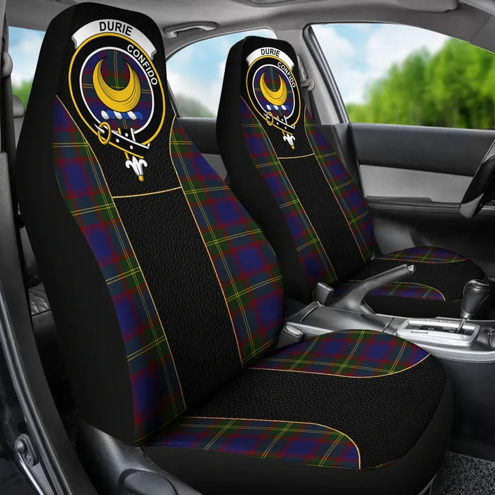 Scottish Durie Clan Crest Tartan Car Seat Covers - Special Style 3