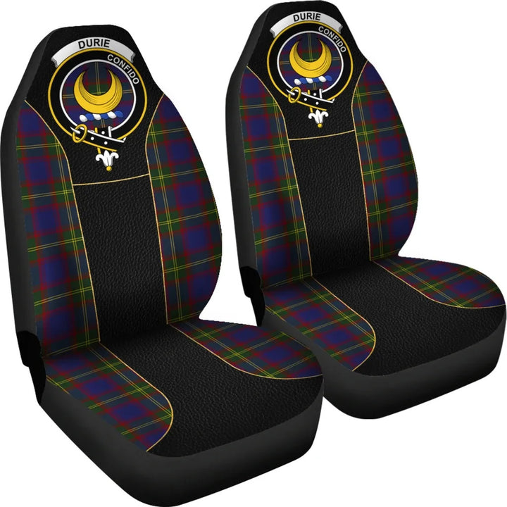 Scottish Durie Clan Crest Tartan Car Seat Covers - Special Style 4