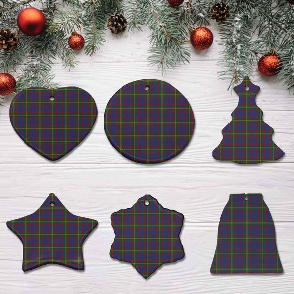 Scottish Durie Clan Tartan Ceramic Ornament All Tartan Plaid