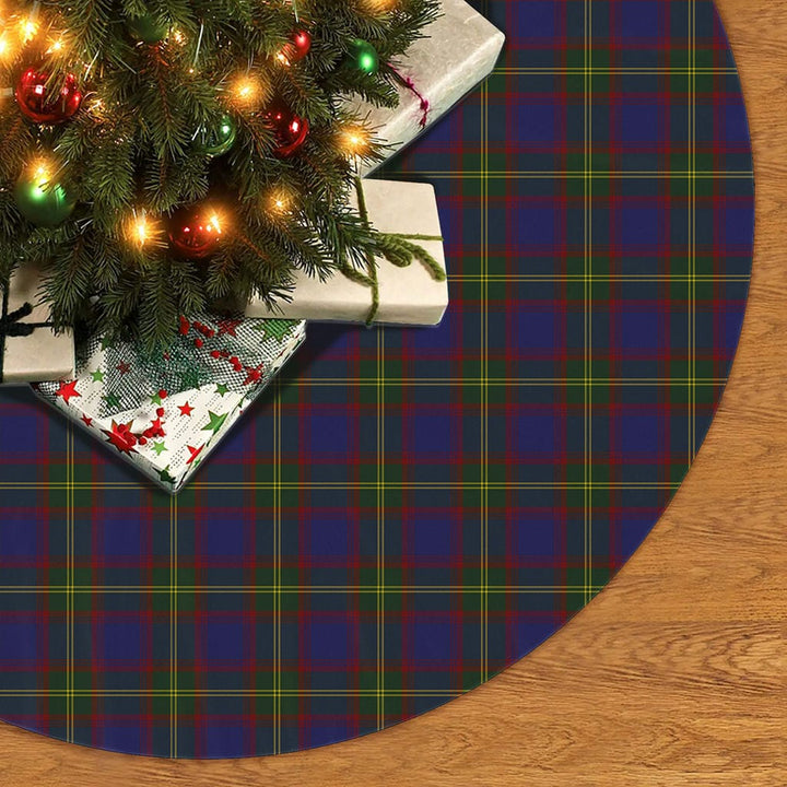 Scottish Durie Clan Tartan Christmas Tree Skirt No Tassels 2 Tartan Plaid