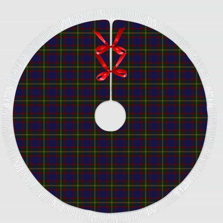 Scottish Durie Clan Tartan Christmas Tree Skirt Tassels 1 Tartan Plaid