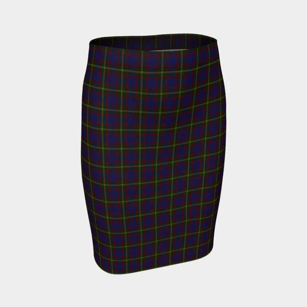 Scottish Durie Clan Tartan Fitted Skirt Tartan Plaid 1