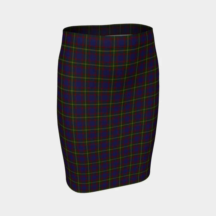 Scottish Durie Clan Tartan Fitted Skirt Tartan Plaid 1