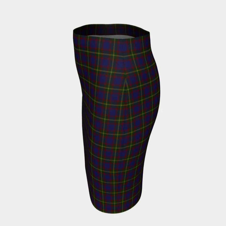 Scottish Durie Clan Tartan Fitted Skirt Tartan Plaid 2