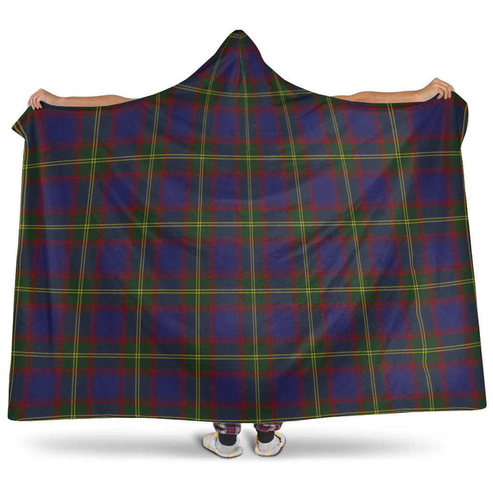 Scottish Durie Clan Tartan Hooded Blanket Tartan Plaid 1