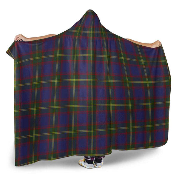 Scottish Durie Clan Tartan Hooded Blanket Tartan Plaid 2