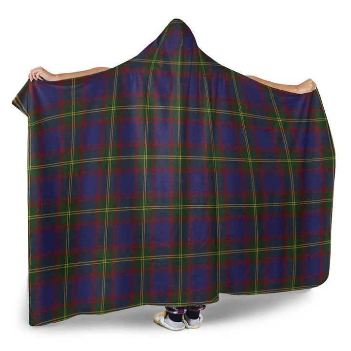 Scottish Durie Clan Tartan Hooded Blanket Tartan Plaid 2