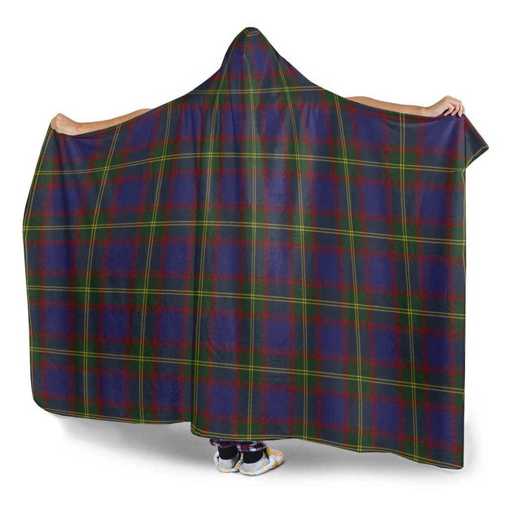 Scottish Durie Clan Tartan Hooded Blanket Tartan Plaid 3