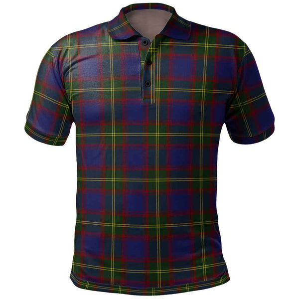 Scottish Durie Clan Tartan Polo Shirt Front Side Tartan Plaid