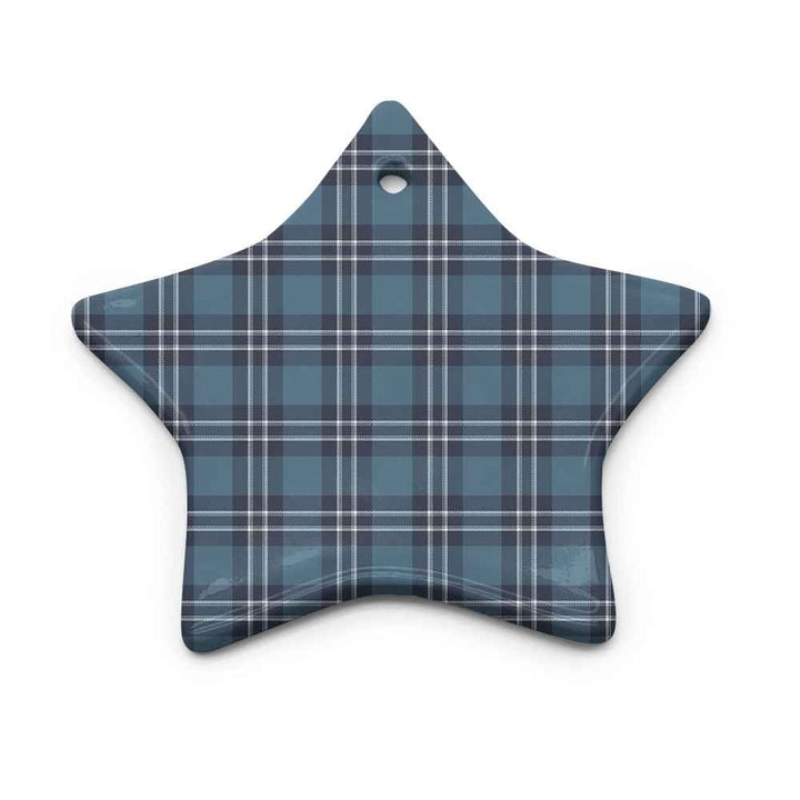 Scottish Earl of St Andrews Clan Tartan Ceramic Ornament Star Shape Tartan Plaid