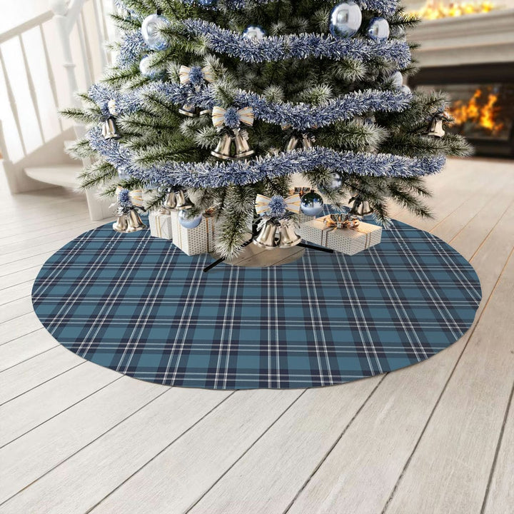 Scottish Earl of St Andrews Clan Tartan Christmas Tree Skirt No Tassels 3 Tartan Plaid