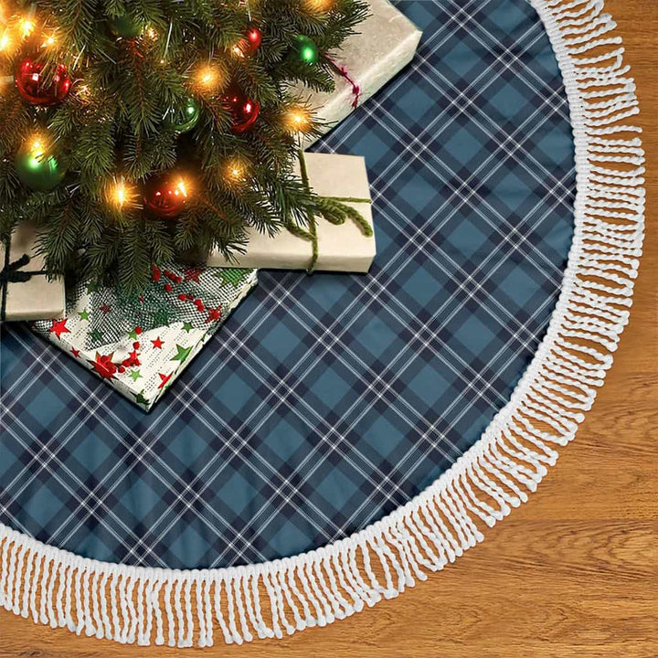 Scottish Earl of St Andrews Clan Tartan Christmas Tree Skirt Tassels 2 Tartan Plaid