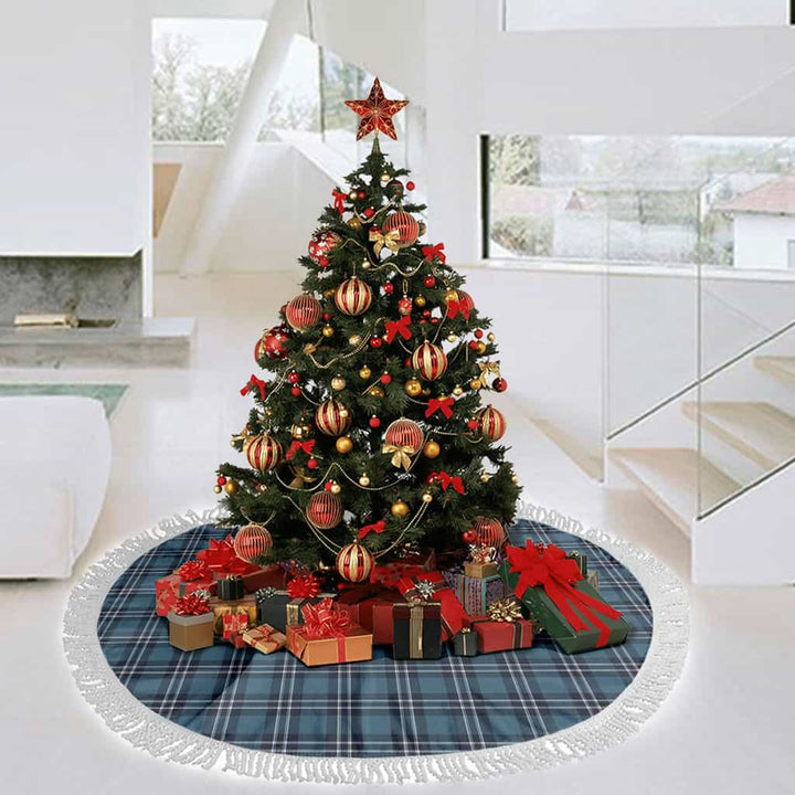 Scottish Earl of St Andrews Clan Tartan Christmas Tree Skirt Tassels 3 Tartan Plaid