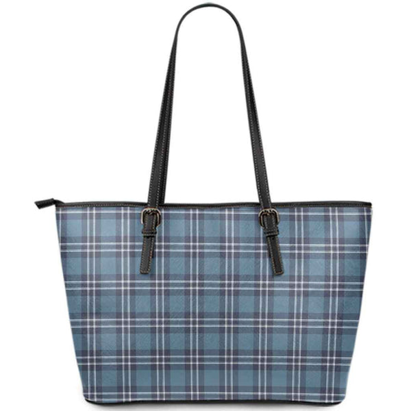 Scottish Earl of St Andrews Clan Tartan Leather Tote Tartan Plaid