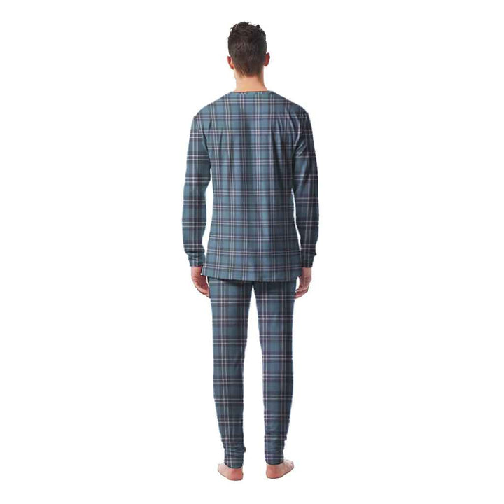 Scottish Earl of St Andrews Clan Tartan Pajama Set Men Back Side Tartan Plaid