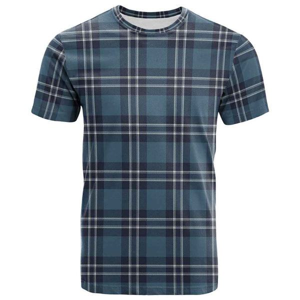 Scottish Earl of St Andrews Clan Tartan T-Shirt Front Side Tartan Plaid