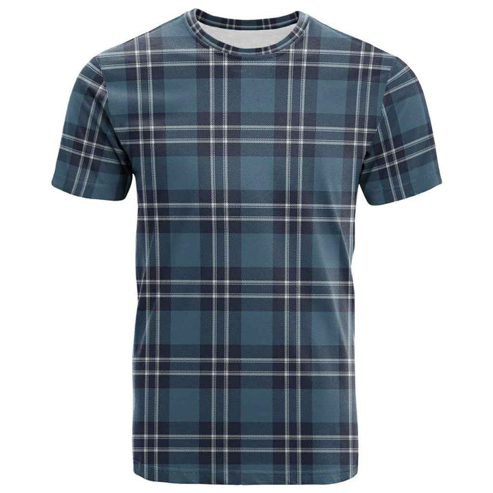 Scottish Earl of St Andrews Clan Tartan T-Shirt Front Side Tartan Plaid