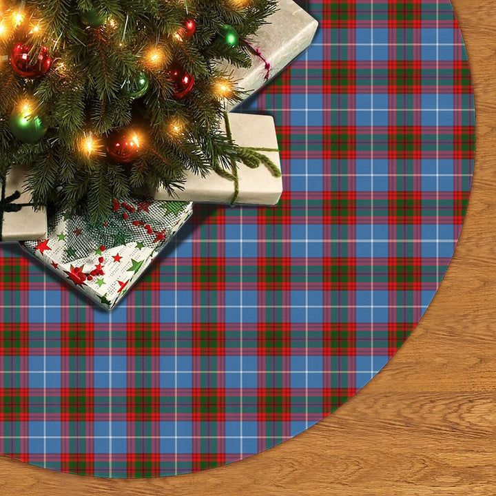 Scottish Edinburgh District Clan Tartan Christmas Tree Skirt No Tassels 2 Tartan Plaid