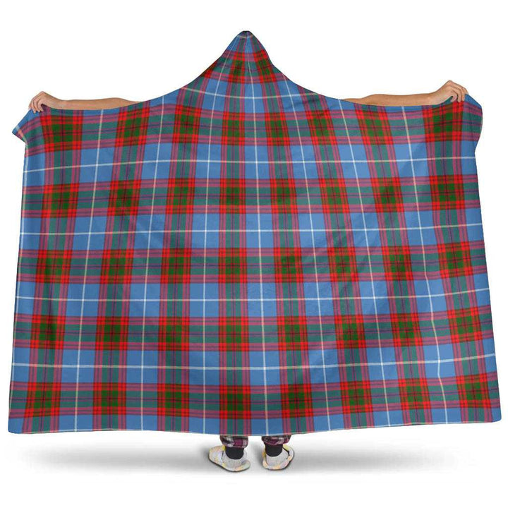 Scottish Edinburgh District Clan Tartan Hooded Blanket Tartan Plaid 1