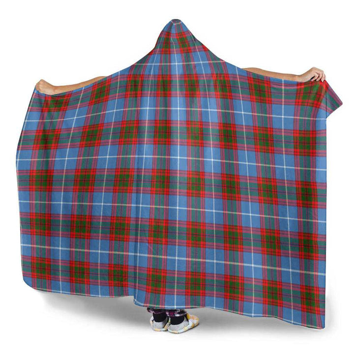 Scottish Edinburgh District Clan Tartan Hooded Blanket Tartan Plaid 3
