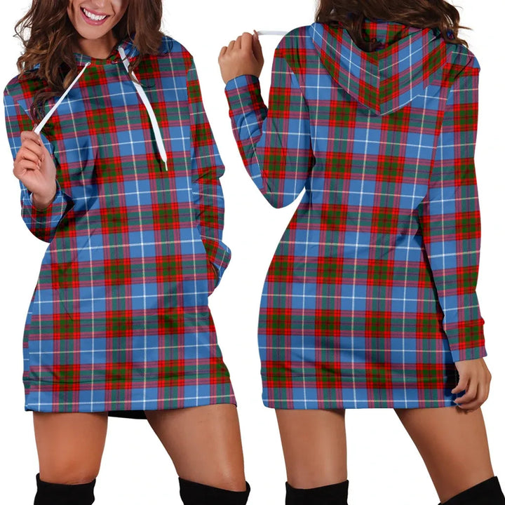 Scottish Edinburgh District Clan Tartan Hoodie Dress