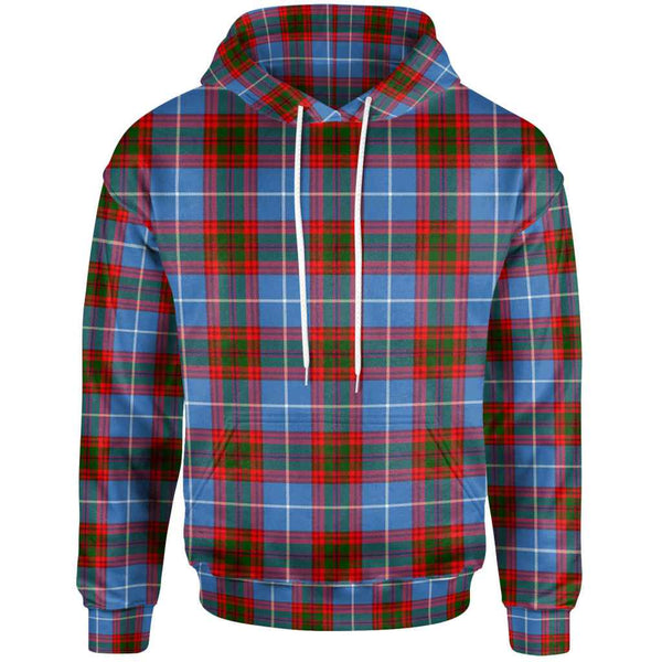 Scottish Edinburgh District Clan Tartan Hoodie Front Side Tartan Plaid